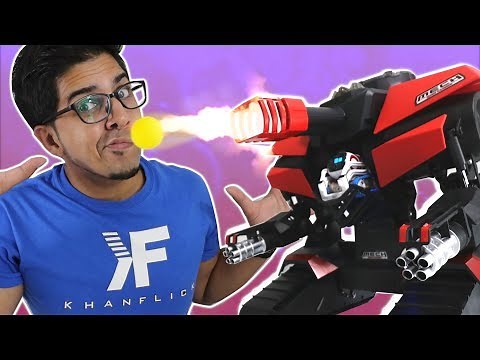 Robot Shoots Me in the FACE!! | MECH Robo Cannon Unboxing