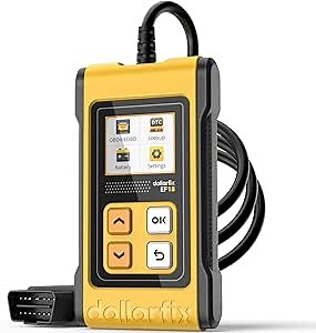 dollarfix EF18 OBD2 Scanner Professional Car Code Reader OBDII/EOBD/CAN Scan Tool, Check Engine Fault Code/Live Data/Freeze Frame, Car Scanner Diagnostic Tool for All OBDII Vehicles After 1996