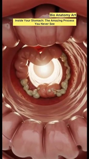 Inside Your Stomach: The Amazing Process You Never See | Bio Anatomy Art | Gut Health