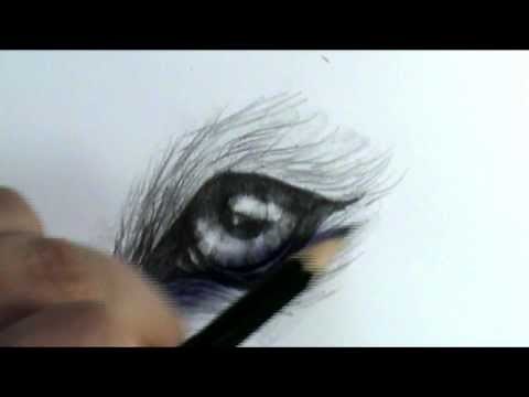 How to draw a wolf eye