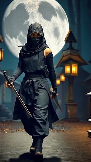 Female Ninja Warrior - Strength and Courage