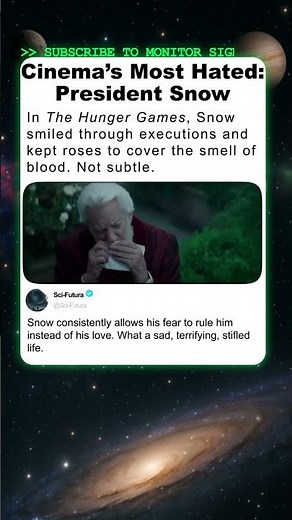 Cinema’s Most Hated: President Snow from The Hunger Games