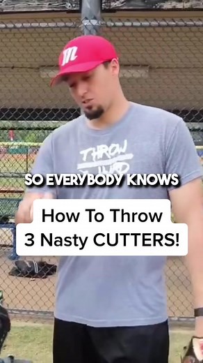 How To Grip & Throw 3 Types of Nasty Cutters! #baseball #pitching #pitchinggrips #cutter #cutternation #⚾️