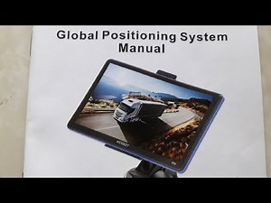 Xgody 886 Sat Nav. Setting Vehicle Dimensions.