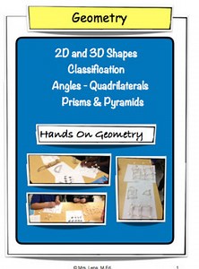 Prisms Pyramids and Quadrilaterals Lesson