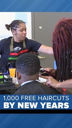 Since August, hundreds of people have been receiving free haircuts thanks to Conscious Heads Barbershop's community outreach program. The goal is ambitious: cut 1,000 heads before the New Year. | WMAR-2 News Baltimore