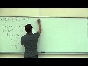 Intermediate Algebra Lecture C.1 Part 10