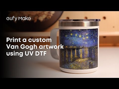 UV DTF Magic with eufyMake E1! | Print & Transfer on a Mug ☕#eufymake