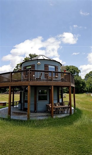 15 reactions | You Won’t Believe This Abandoned Silo Was Turned Into a Stunning Tiny Home! | Forest Cabins | Facebook