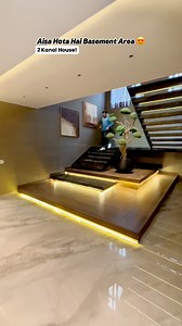 1.1K views · 19 reactions | Have a look the basement area of this 2 Kanal bungalow, located in the heart of DHA Lahore, is designed for luxury and comfort. +92 321 6845142 | RAFI & SONS Real Estate, Architect & Builders | Facebook