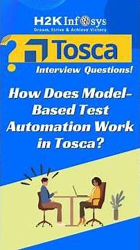 Can you explain how model-based test automation works in Tosca #tosca #faq