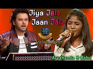 Jiya jale Jaan jale - Aryananda R Babu -Dil Se | Asha Bhosle - Latamangeskar -A r rahman -saregamapa