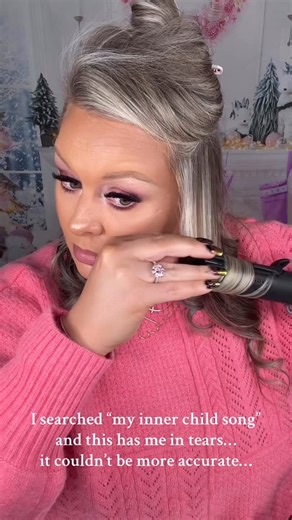 Have you tried the “inner child song trend”? This hits so hard! Let me know which song it chose for you! #newtrendalert #innerchild #innerchildsong #millenial | Danielle Tracey RN | Makeup Skincare Over 40