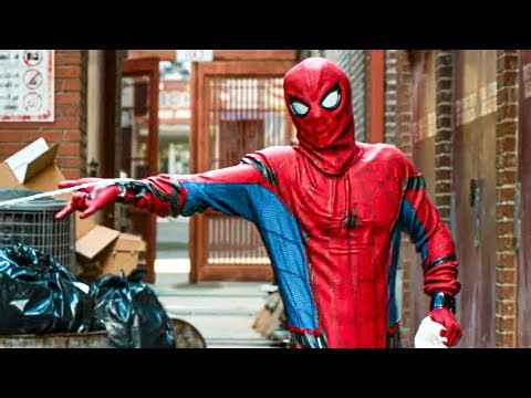 Tom Holland's First Saves and Fights ⚡️ SPIDER-MAN: HOMECOMING Epic Scenes
