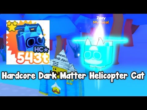 I Made Hardcore Dark Matter Mythical Helicopter Cat! - Pet Simulator X Roblox