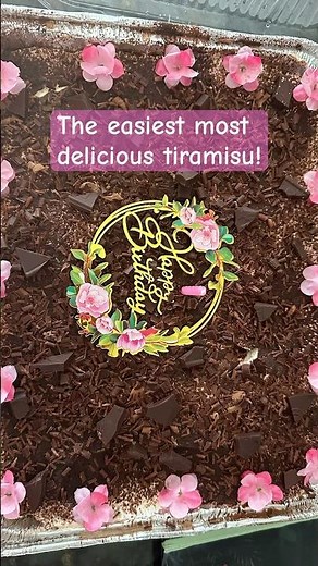 Easiest No Eggs Tiramisu: Chocolate Ganache & Kahlúa mascarpone Cream ✅