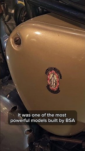 BSA 650cc Golden Flash Motorcycle