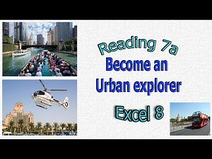 Excel 8 grade Module 7a. Become an Urban explorer, Means of transport