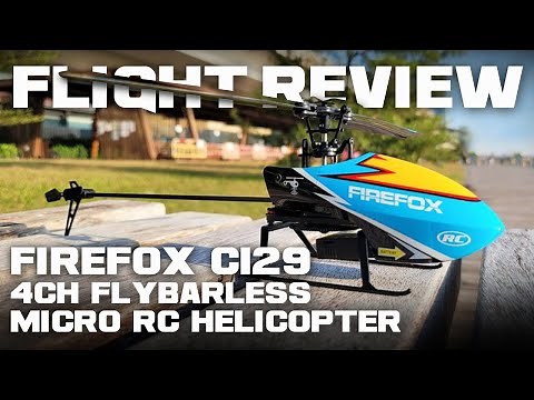 Firefox C129 4ch Flybarless Micro RC Helicopter (RTF) w/6-Axis Gyro - Flight Test