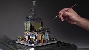 【场景模型——幸存者不再穿越陆地，地球汪洋一片】【Scale Model Geek】