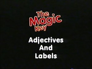Original VHS Opening and Closing to The Magic Key Adjectives and Labels UK VHS Tape