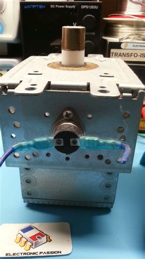 Microwave oven no longer heating; test the electronic magnetron thermal protection