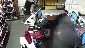 Watch as e-cigarette inside man’s pocket repeatedly explodes