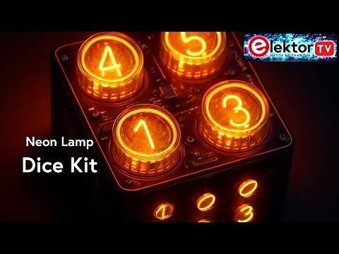 Elektor Neon Lamp Dice – The Coolest DIY Glowing Dice Gadget Ever