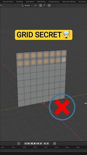 Blender Grid Tips 😱 | Perfect Alignment Trick | 3D Modeling Fast!