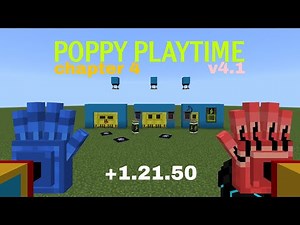 POPPY PLAYTIME CHAPTER 4 Addon for Minecraft+1.21.51 beta version