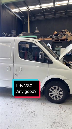 LDV V80 Any good? We have one in the shop so lets have a look #procheck #caloundra #sunshinecoast #mechanic #workshop #techtok #ldv #v80 #van #review #anygood #china #workvan #diesel #car #cars #cartok