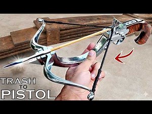 Scrap Forged into a Real Crossbow Pistol