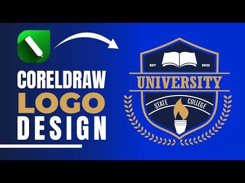 CorelDRAW University Logo Design Tutorial for Beginners