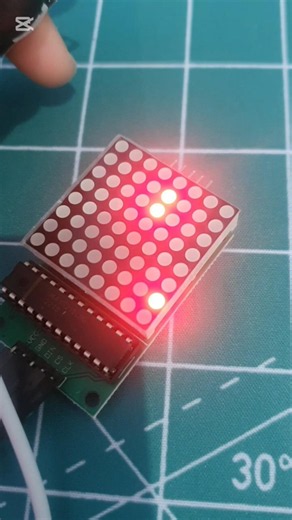 LED DOT MATRIX SNAKE GAME! #arduino #arduinoproject #asmr
