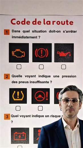 Quiz code de la route #quiz #auto #code #information #france #francetiktok