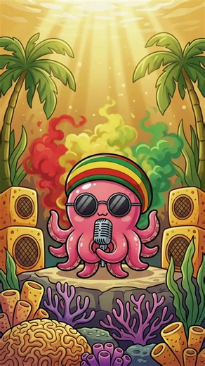 Umi Records Cover 2 🐙 Squishy found a microphone. The reef was never the same. He cried after recording this.