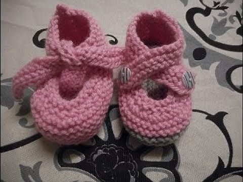 tuto tricot chaussons bébé