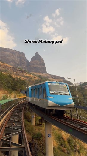 MANISH DEO on Instagram: "Proud moment for India 🇮🇳 . Visit Shree Malanggad Funicular Railway, Maharashtra ₹150/- for a round trip. Daily 8am to 8pm . #hajimalang #malanggad #ropeway Shree Maland Gad new funicular service"