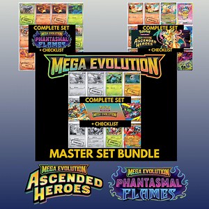 Mega Evolution Master Set Placeholders: Perfect Order, Ascended Heroes, Phantasmal Flames (digital Download) - Etsy