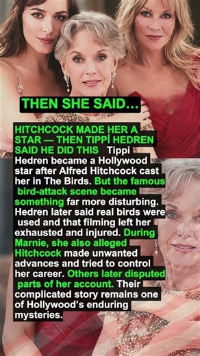 😳 HITCHCOCK MADE HER A STAR — THEN TIPPİ HEDREN SAID HE DID THIS #shorts