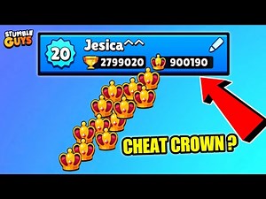 TERNYATA ADA CHEAT INFINITY CROWN DI STUMBLE GUYS!?