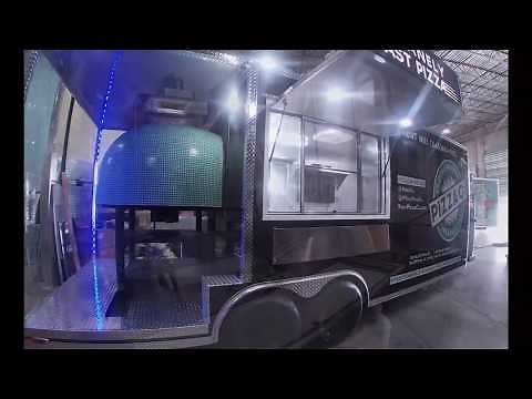 Insanely Fast Pizza | 8x22 Brick Oven Pizza Trailer | Concession Nation, Inc.