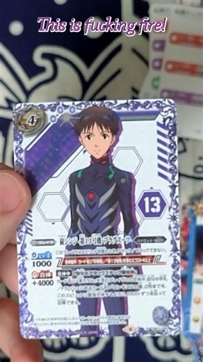 Secret Rare Shinji! 😢 Battle Spirits | Evangelion