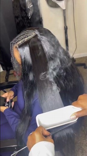 🔥🔥How easy to installe and sew in u-part wig ?#wiginstall #wigmaker