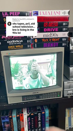 Replying to @tourllif3_crimson Rate my retro set up 1 to ♾️ #retro #nostalgia #vhs #90s #80s #fyp