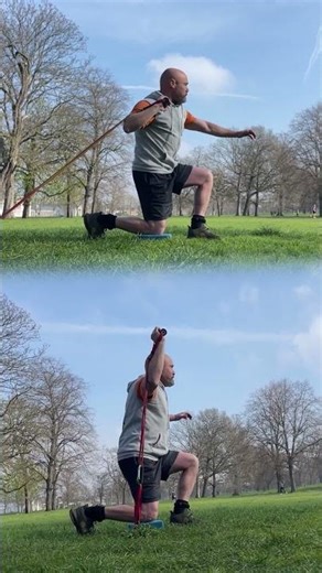 Two lunge variations with RESISTANCE BAND #strengthcoach #workoutideas #functionalstrength