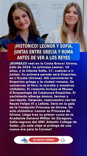 😱Leonor de Borbón (20) REENCUENTRO SIMBÓLICO CON LOS REYES (2026) #UltimaHora #España