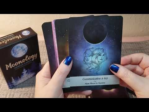 Moonology Oracle Cards, Tarot Flip Through