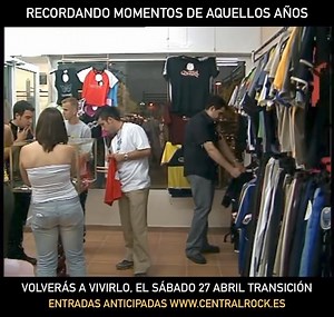El 27 de Abril prepárate para retroceder en el tiempo… Llega el esperado evento, La Transición ❤️ Aquí un video de 4 minutos, imagina revivir una noche entera, con amigos, musicon y donde, en casa, en Central Rock 🏠 Hazte con tu entrada anticipada en www.centralrock.es Y atento a las redes sociales que tenemos mucho que enseñarte 🤩 | Central Rock