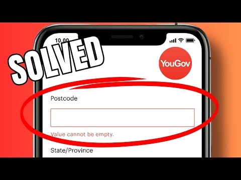 How to enter your postcode on YouGov